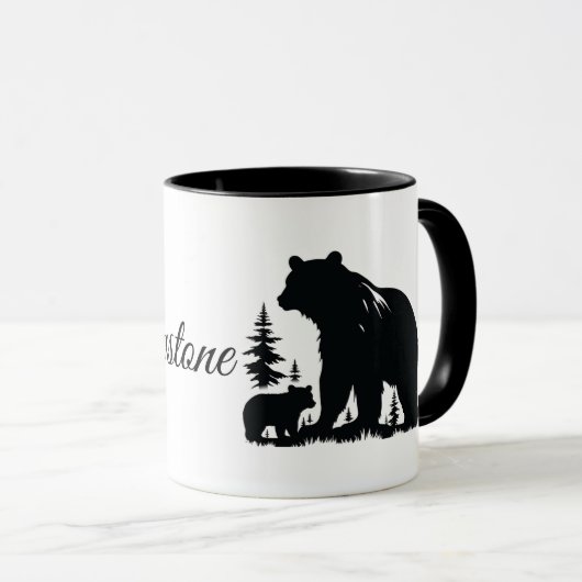Mug Ours de Yellowstone (Devant droit)