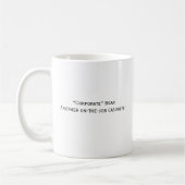 Mug Ours d'entreprise, "d'entreprise" (Gauche)