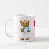 Mug Ours d'infirmière - ours de nounours (Gauche)