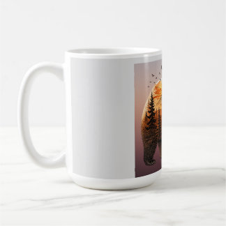 Mug Ours Double Exposition Forêt