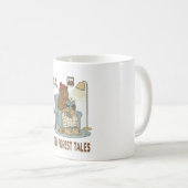 Mug Ours douillet lisant 'Contes de la forêt' avec un (Devant droit)