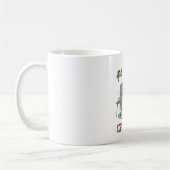 Mug Ours douillet lisant 'Contes de la forêt' avec un (Gauche)