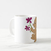 Mug Ours doux Art main tiré bébé Ours Brown Art (Devant gauche)