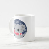 Mug ours en koala Noël d'hiver (Devant gauche)