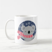 Mug ours en koala Noël d'hiver (Gauche)