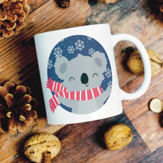 Mug ours en koala Noël d'hiver