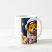 Mug Ours en peluche astronaute mignon (Devant droit)