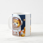Mug Ours en peluche astronaute mignon (Devant gauche)