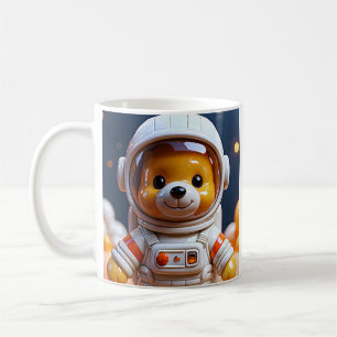 Mug Ours en peluche astronaute mignon