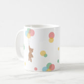 Mug Ours en peluche avec ballons (Devant gauche)