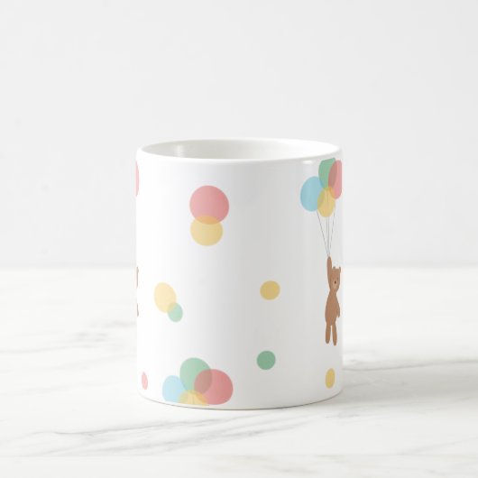 Mug Ours en peluche avec ballons (Centre)