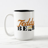 Mug Ours en peluche - blanc (Gauche)