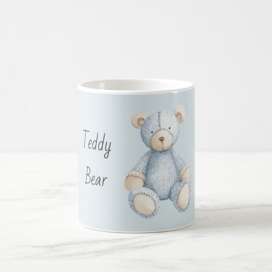 Mug Ours en peluche bleu crème (Centre)