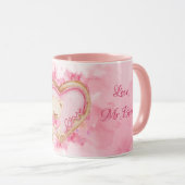 Mug Ours en peluche de la Mignonne Valentines (Devant droit)