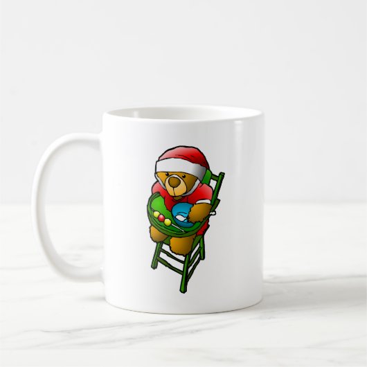 Mug Ours en peluche de Noël (Gauche)