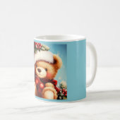 Mug Ours en peluche de Noël 4 (Devant droit)