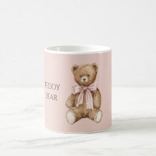 Mug Ours en peluche marron Arc rose