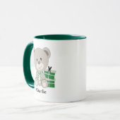 Mug Ours en peluche mignonne avec des cadeaux de Noël  (Devant gauche)
