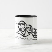 Mug Ours en peluche sur la boue Rushmore (Centre)