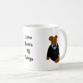 Mug Ours en smoking (Devant droit)