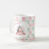 Mug Ours en Teddy Rose mignon Noël (Devant gauche)