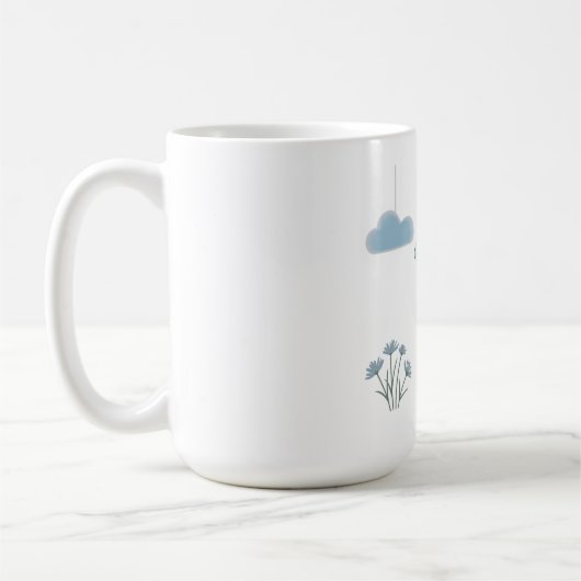 Mug Ours endormi avec des nuages rêveurs (Gauche)