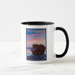 Mug Ours et parc national de CUB - de Yellowstone