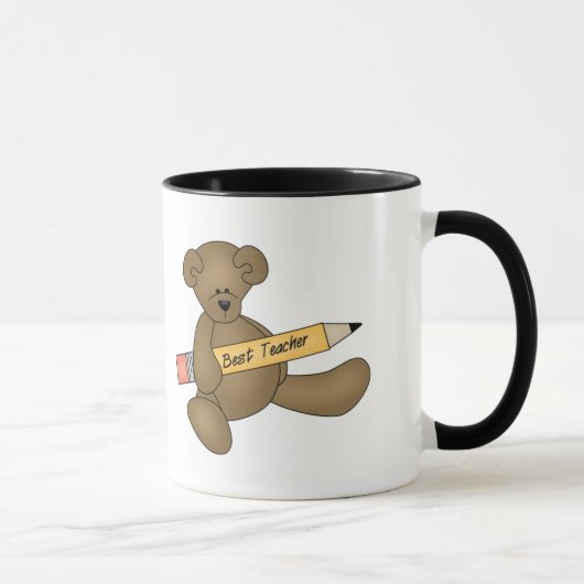 Mug Ours et professeur de crayon meilleur (Droite)