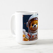Mug Ours explorateur spatial Art (Devant gauche)