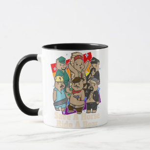 Mug ours gais sauvez cheval monter un ours lgbt pride 