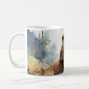 Mug Ours Grizzli Relaxant Animal Relaxant Amusant Happ