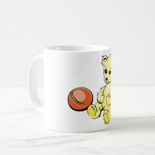 Mug Ours Jaune Teddy (Devant gauche)