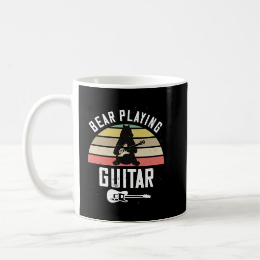 Mug Ours Jouant de la guitare (Gauche)