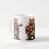 Mug ours jouant de la guitare (Devant gauche)