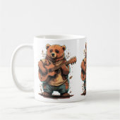 Mug ours jouant de la guitare (Gauche)