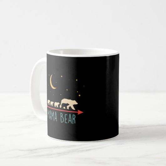 Mug Ours Mama De 4 Cubes (Devant gauche)