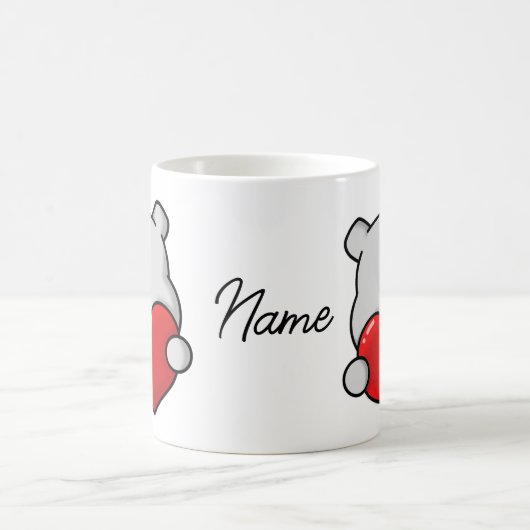 Mug Ours mignon au coeur rouge (Centre)