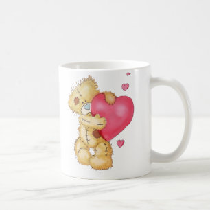 Mug Ours mignon avec des coeurs