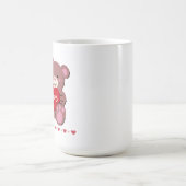 Mug Ours mignon Heureuse Sainte-Valentin (Centre)