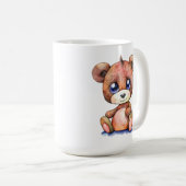 Mug Ours mignon Teddy cool positif (Devant droit)