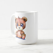 Mug Ours mignon Teddy cool positif (Devant gauche)