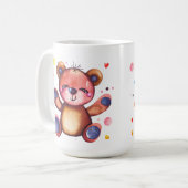 Mug Ours mignon Teddy cool positif (Devant gauche)