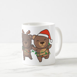 Mug Ours Noël Animaux mignons Ours Café