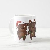 Mug Ours Noël Animaux mignons Ours Café (Devant gauche)