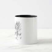 Mug Ours noir à capot de bois (Centre)