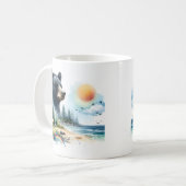 Mug Ours noir à l'eau d'été (Devant gauche)