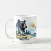 Mug Ours noir à l'eau d'été (Gauche)