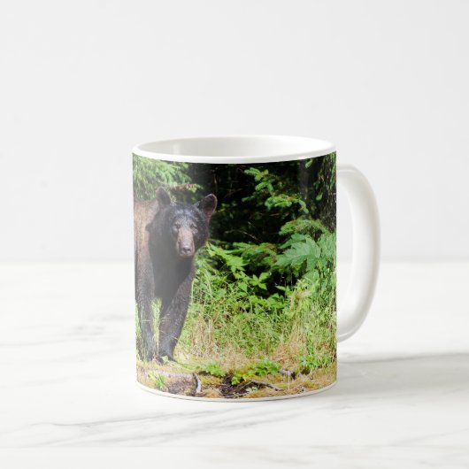 Mug Ours noir Alpha (Devant droit)