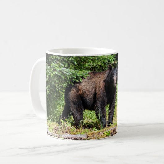 Mug Ours noir Alpha (Devant gauche)
