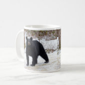 Mug Ours noir de la Pennsylvanie en hiver (Devant gauche)